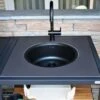 Big Green Egg Dekton Natuursteen Wasbak Met Kraan Insert -Big Green Egg Winkel big green egg dekton natuursteen wasbak met kraan