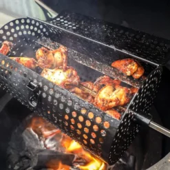 Big Green Egg Ronde Spit Mand, Tumbler Basket Voor Rotisserie -Big Green Egg Winkel big green egg ronde spit mand tumbler basket voor 1