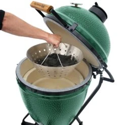Big Green Egg Stainless Steel Fire Bowls (kolenmand) -Big Green Egg Winkel big green egg stainless steel fire bowls kolenmand 2