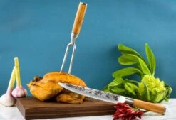 Forged Olive Trancheer Vork 7 Forged Olive Trancheer Vork -Big Green Egg Winkel forged olive trancheer vork 2