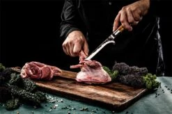 Forged Olive Uitbeenmes 16cm -Big Green Egg Winkel forged olive uitbeenmes 16cm 2