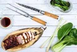 Forged Olive Vleesmes 20cm -Big Green Egg Winkel forged olive vleesmes 20cm 2