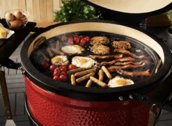 Kamado Joe Halfrond Gietijzeren Grillplaat 9 Kamado Joe Halfrond Gietijzeren Grillplaat -Big Green Egg Winkel kamado joe halfrond gietijzeren grillplaat 2