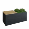 Ofyr Herb Garden Bench Black 2 Ofyr Herb Garden Bench Black -Big Green Egg Winkel ofyr herb garden bench black