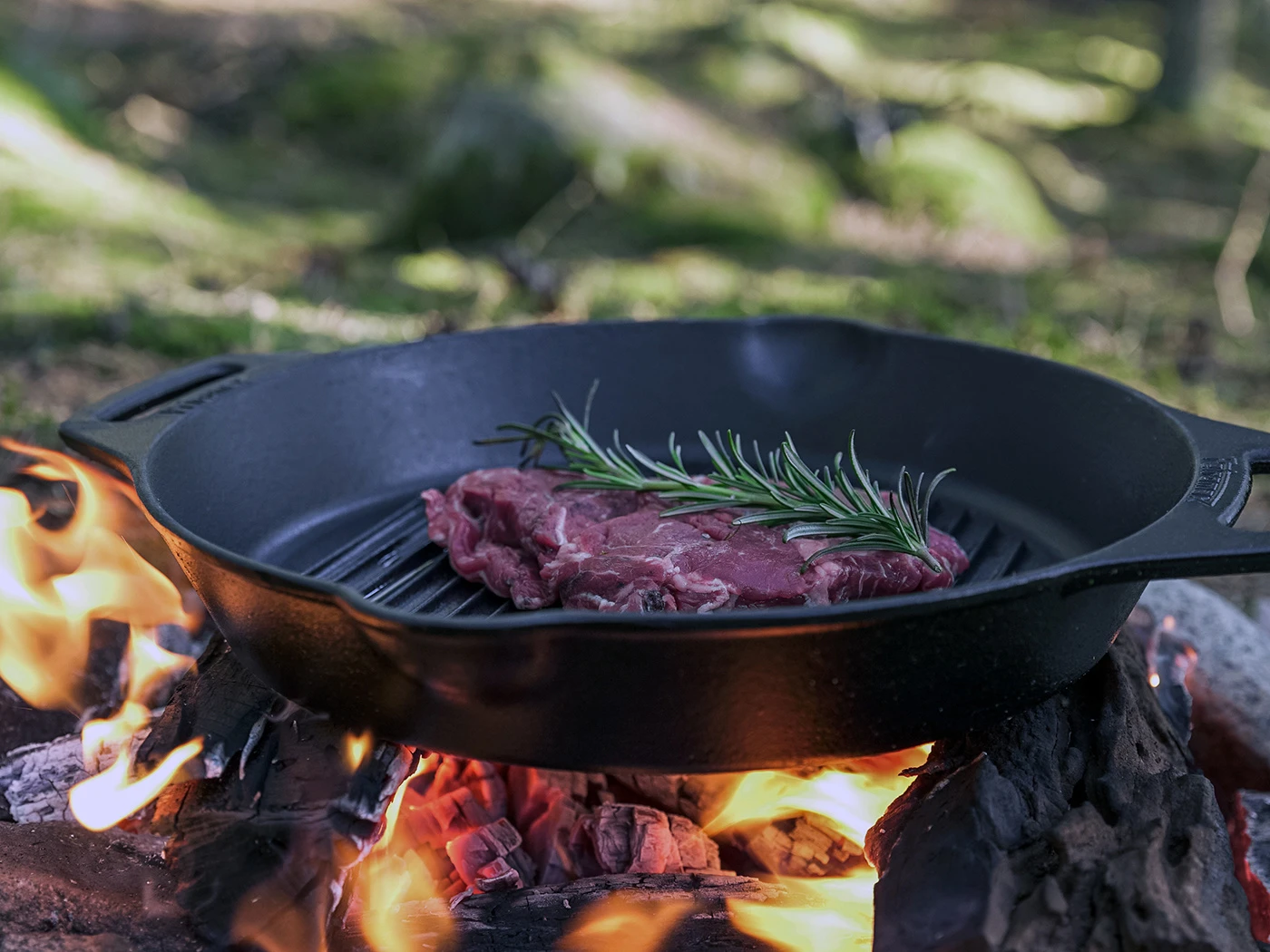 Petromax Gietijzeren Grill Skillet Met 2 Handvatten 6 Petromax Gietijzeren Grill Skillet Met 2 Handvatten - Afbeelding 4