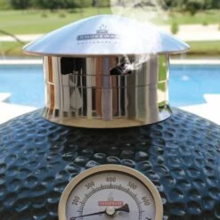 Smokeware RVS Chimney Cap -Big Green Egg Winkel smokeware rvs chimney cap 2