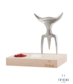 Tridens Raw Brushed Fork In Beechwood Base -Big Green Egg Winkel tridens raw brushed fork in beechwood base 2